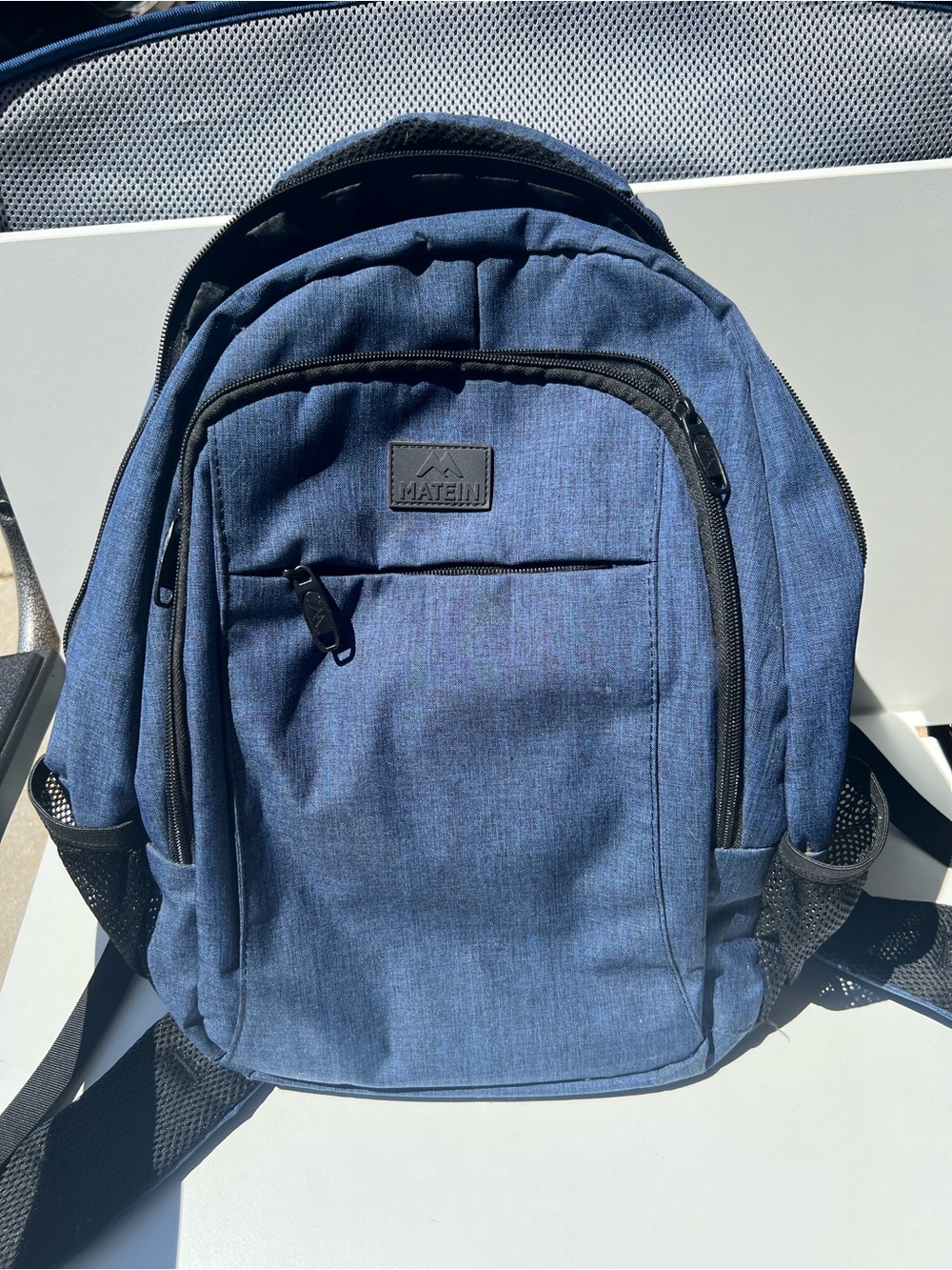 Matein Blue Commuter Backpack for Men